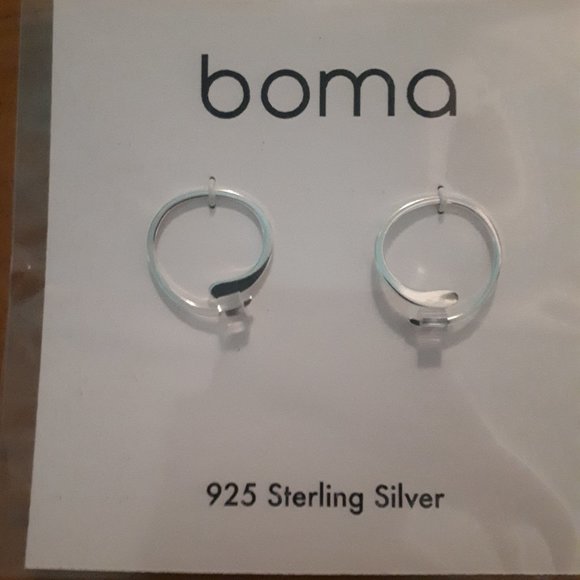 Boma silver earings - Picture 1 of 1